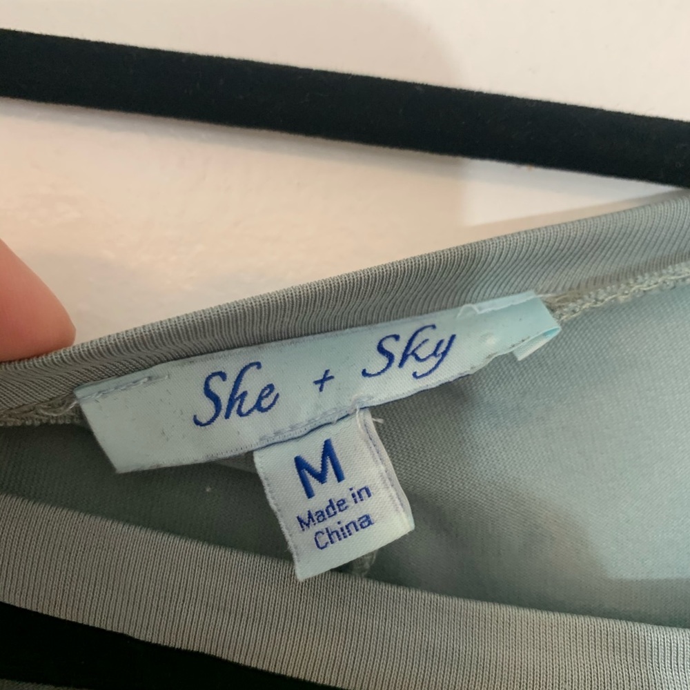 Turquoise Shift Dress - Picture 3 of 3